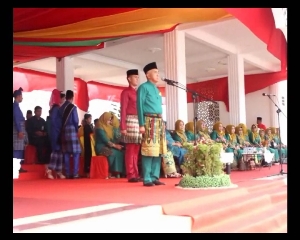 Gubri Hadiri HUT ke-18 Rokan Hilir